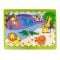 Puzzle din lemn, Animale din safari, 7 piese