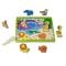 Puzzle din lemn, Animale din safari, 7 piese