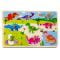 Puzzle din lemn, Dinozauri dragalasi, 9 piese