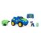 Masina cu telecomanda si figurine, Paw Patrol, Dino Tow and Dash Rc, 6076166