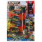Set de joaca Teamsterz, Metro City, Garaj cu 4 etaje si 5 masinute, 60 cm