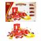 Set de joaca cu statie de pompieri si 4 vehicule, Maxx Wheels