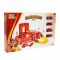 Set de joaca cu statie de pompieri si 4 vehicule, Maxx Wheels