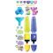 Set de creatie Clementoni Idea, Marker cu decoratiuni, Trendy Animal