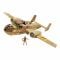 Set avion militar cu figurina, The Corps Universe, Lanard Toys, Beast Bomber