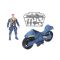 Set de joaca figurina cu vehicul transformabil, ACID, Morphozor Cycle-Glider