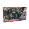 Set de joaca figurina si robot cu accesorii, ACID, Ex-Mech Mobile Mod Base