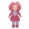 Papusa Rainbow Dolls, Dollz n More, cu par roz deschis, 45 cm