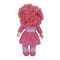 Papusa Rainbow Dolls, Dollz n More, cu par roz deschis, 45 cm
