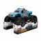 Masina cu telecomanda, New Bright, RockZilla, 1:10, Albastru