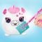 Jucarie de plus de colorat, Airbrush Plush, Neon, Unicorn, S2