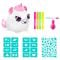 Jucarie de plus de colorat, Airbrush Plush, Neon, Unicorn, S2