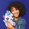 Jucarie de plus de colorat, Airbrush Plush, Light Up Cosmic Unicorn