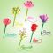 Set de creat pix cu cerneala parfumata, Bloom, Flower