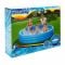 Piscina gonflabila rotunda, 3 inele, Bestway, Bleu, 183 x 33 cm
