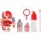 Papusa Yummiland, Lipgloss Doll Sweethearts, Ruby Hearts, 526438EUC
