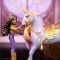 Set de joaca cu papusa, Unicorn Academy, Sophia si Wildstar, 6066838