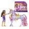 Set de joaca cu papusa, Unicorn Academy, Sophia si Wildstar, 6066838