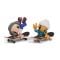 Set 2 mini placi de skateboard cu 2 figurine, Tech Deck, SK8 Crew, 20148775