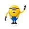 Figurina Despicable Me 4, AMK Series, Mega Minion, Dave, 12 cm