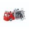 Kit de constructie, Clementoni, Science & Play, Masina de pompieri, 120 piese