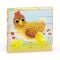 Puzzle din lemn 4 In 1, Quercetti, Animale Ferma, Play Bio, 6 piese