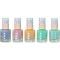 Set 5 lacuri de unghii in culori pastelate, Wow Generation, 6 ml