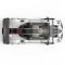 Set constructie masinuta, Rastar, Pagani Zonda R, Alb, 1:28, 387 piese