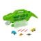 Transportator in forma de dinozaur cu vehicule si figurine, Teamsterz, Dino Destroyer