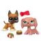 Set 2 figurine cu accesorii, Littlest Pet Shop, Holiday Pet Pairs, S4
