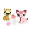 Set 2 figurine cu accesorii, Littlest Pet Shop, Holiday Pet Pairs, S4
