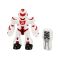 Robot cu telecomanda, lumini si sunete, Sunman, Rosu