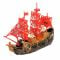 Set corabie si 4 figurine pirati, Red Beard