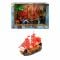 Set corabie si 4 figurine pirati, Red Beard