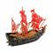 Set corabie si 4 figurine pirati, Red Beard