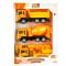 Set 3 vehicule de constructie, Maxx Wheels, Galben