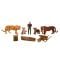 Set animale din jungla cu figurina, Crazoo, Tigru