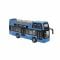 Autobuz cu lumini si sunete, City Tour, Maxx Wheels, 1:16, Albastru