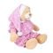 Ursulet de plus in pijama, Puffy Friends, Roz, 30 cm