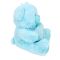 Ursulet de plus cu inima, Puffy Friends, Little Princess, Albastru, 45 cm