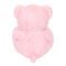 Ursulet de plus cu inima, Puffy Friends, Little Princess, Roz, 45 cm