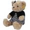 Ursulet de plus in rochita, Puffy Friends, 37 cm