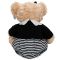 Ursulet de plus in rochita, Puffy Friends, 37 cm