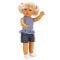 Papusa Dollz And More, Tina in tinuta casual, Albastru, 45 cm