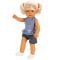 Papusa Dollz And More, Tina in tinuta casual, Albastru, 45 cm