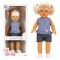 Papusa Dollz And More, Tina in tinuta casual, Albastru, 45 cm