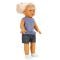 Papusa Dollz And More, Tina in tinuta casual, Albastru, 45 cm