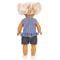 Papusa Dollz And More, Tina in tinuta casual, Albastru, 45 cm