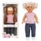 Papusa Dollz And More, Tina in tinuta casual, Roz, 45 cm