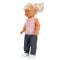 Papusa Dollz And More, Tina in tinuta casual, Roz, 45 cm
